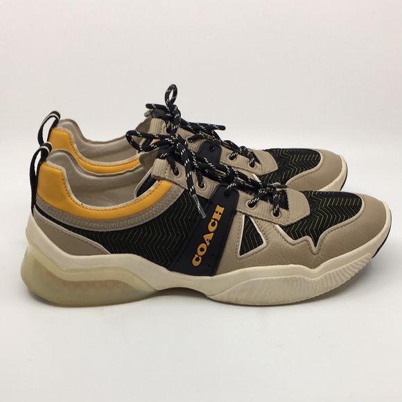 Coach Citysole Runner Style # G5087 Black and Yellow Athletic Sneakers Sz 10.5 M - Picture 5 of 16